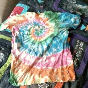 H.U.F. brand tye dye T shirt